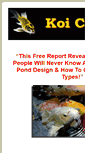 Mobile Screenshot of koicarebasics.com